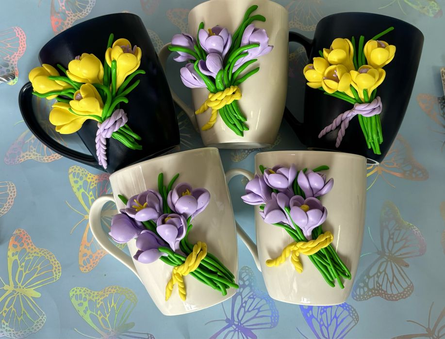 Чаши от полимерна глина