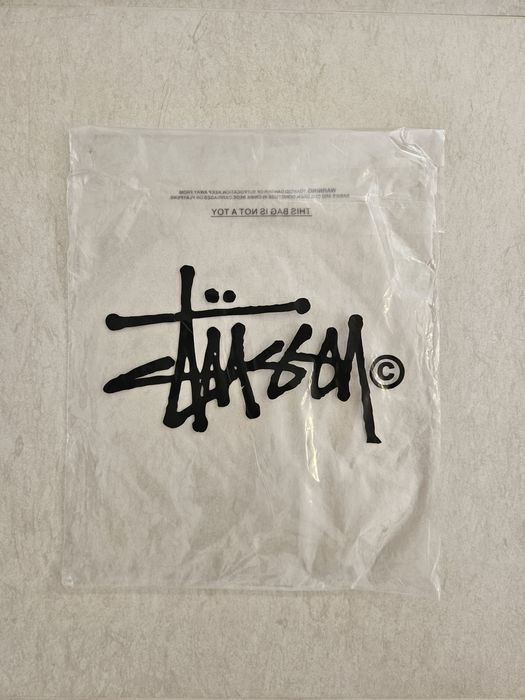 Tricou 8 Ball Stussy Alb