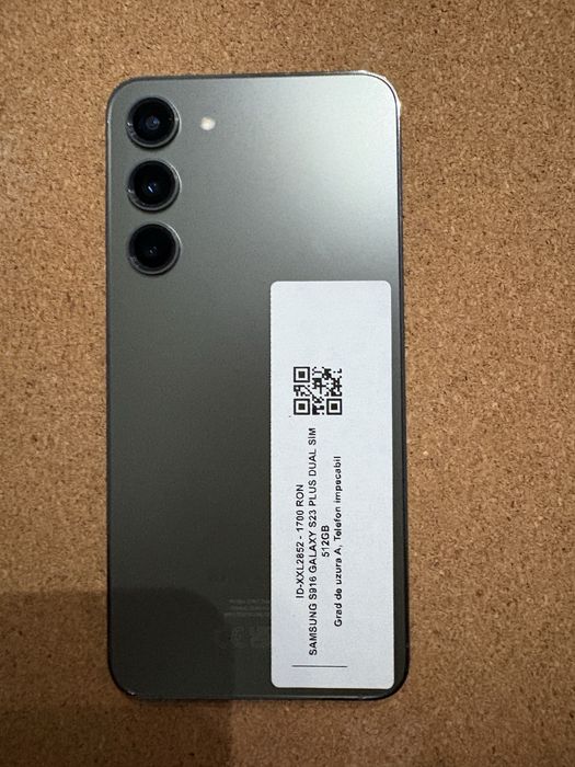 Samsung S916 Galaxy S23 Plus Dual Sim 512 Gb ID-XXL2852