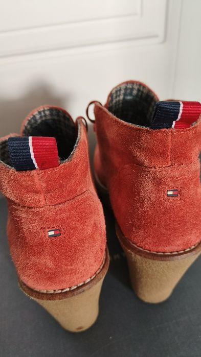 Pantofi dama piele întoarsă, naturala  Tommy Hilfiger măsura 37