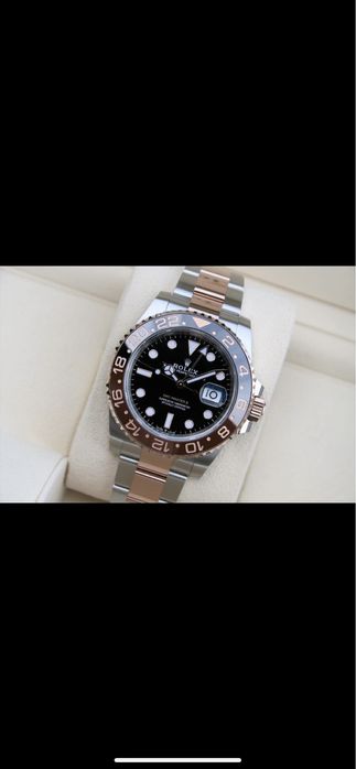 Часовник Rolex GMT-Master II Root Beer 18K Rose Gold & Steel