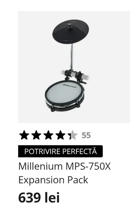 Set tobe millenium MPS-750x electrice  +boxe active