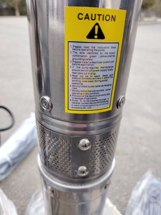 Pompa submersibila inox pe turbine anticalcar inverter