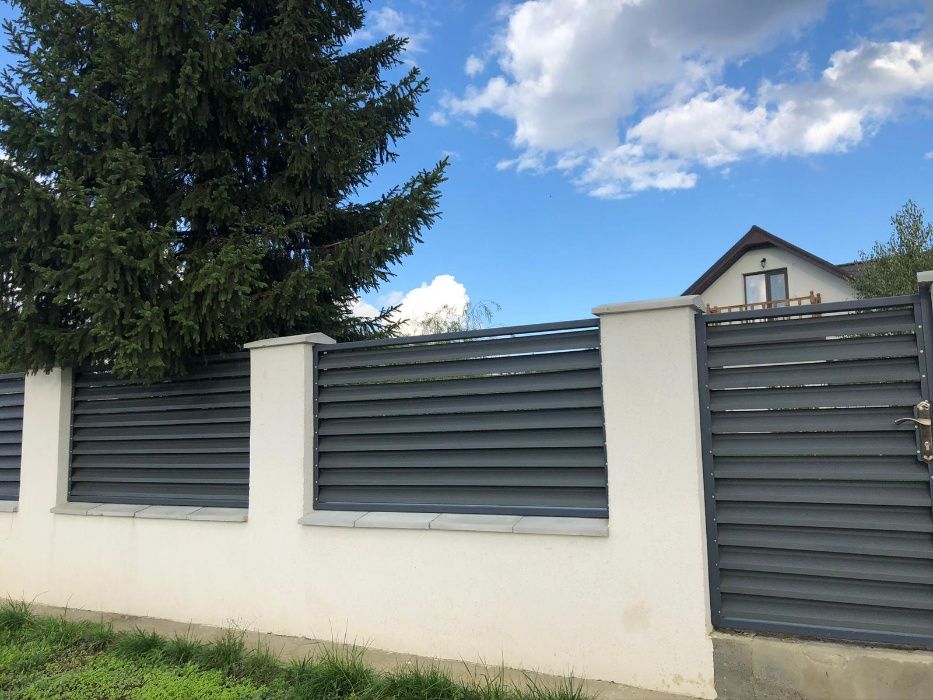 Gard Luvru PLUS, tip jaluzea culoare grande mat, grosime 0.5mm