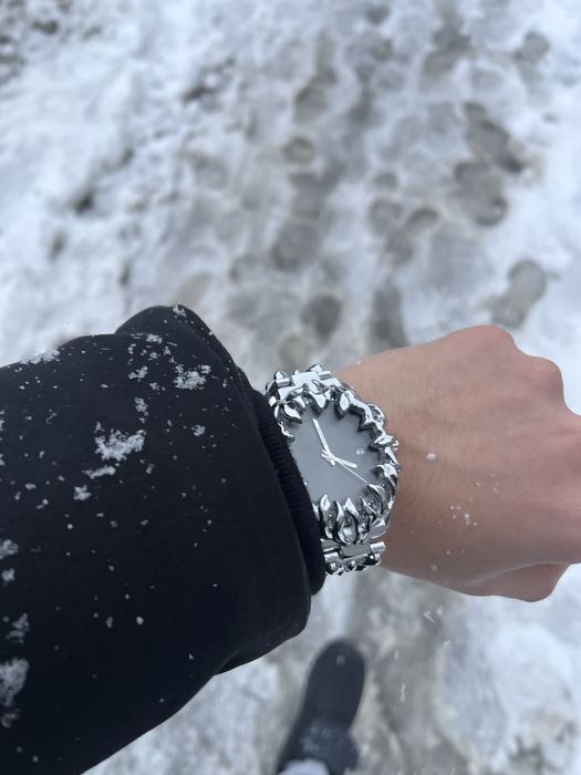 Y2K opium alabaster style watch