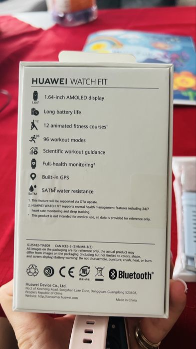 Huawei watch fit pink