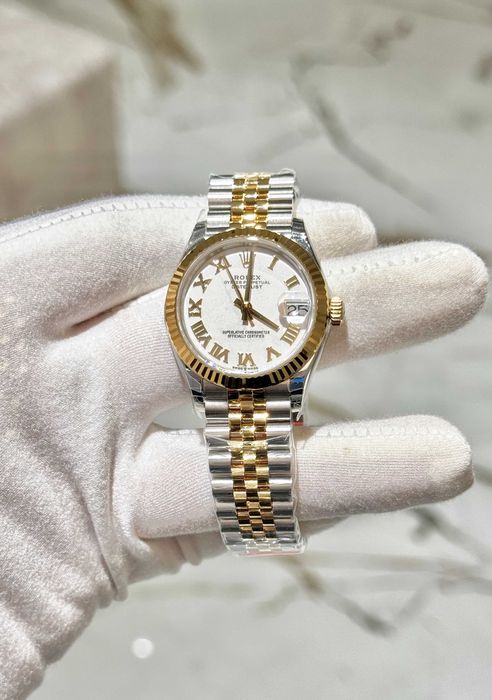 rolex datejust 36mm двуцветен