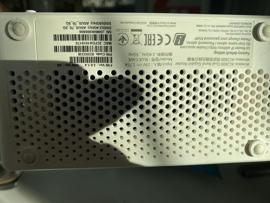 Рутер ASUS blue cave AC2600