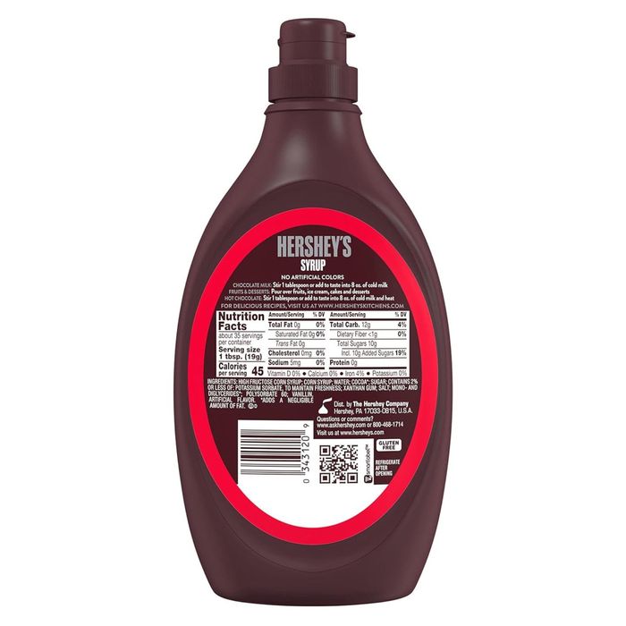 Hershey’s Syrup chocolate flavor (680gr)