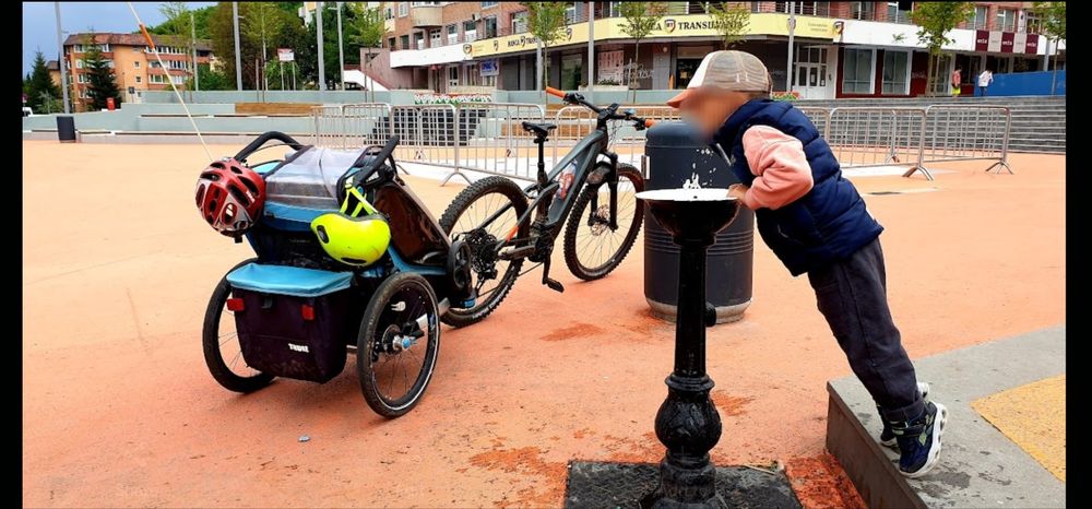 Cărucior sport Thule Chariot Sport 1, multifuncțional, stare excelentă