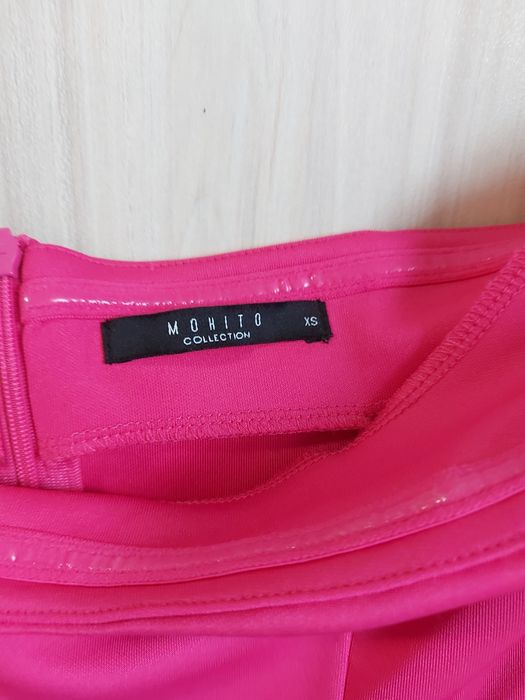 Официална елегатна  цикламена рокля