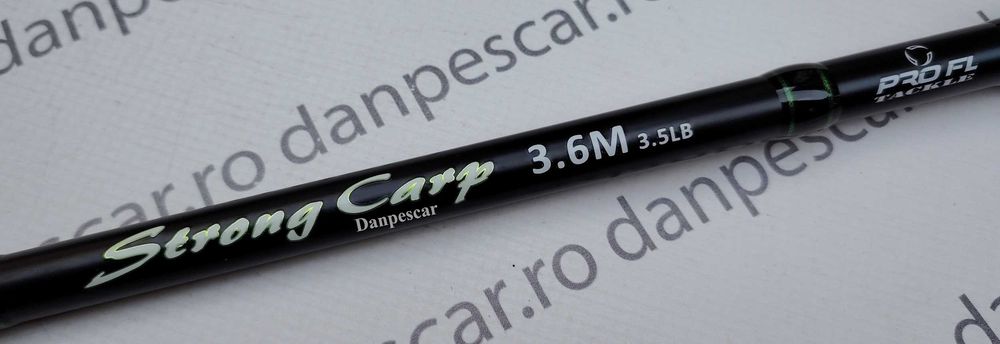 SET 4 Lansete 3,60metri PRO FL Strong Carp 3.5lbs 3segmente