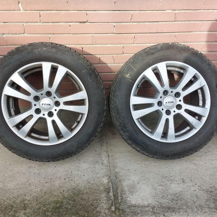 Jante Rial 16" Mercedes 5x112+ anvelope iarnă M+S 205 60 16