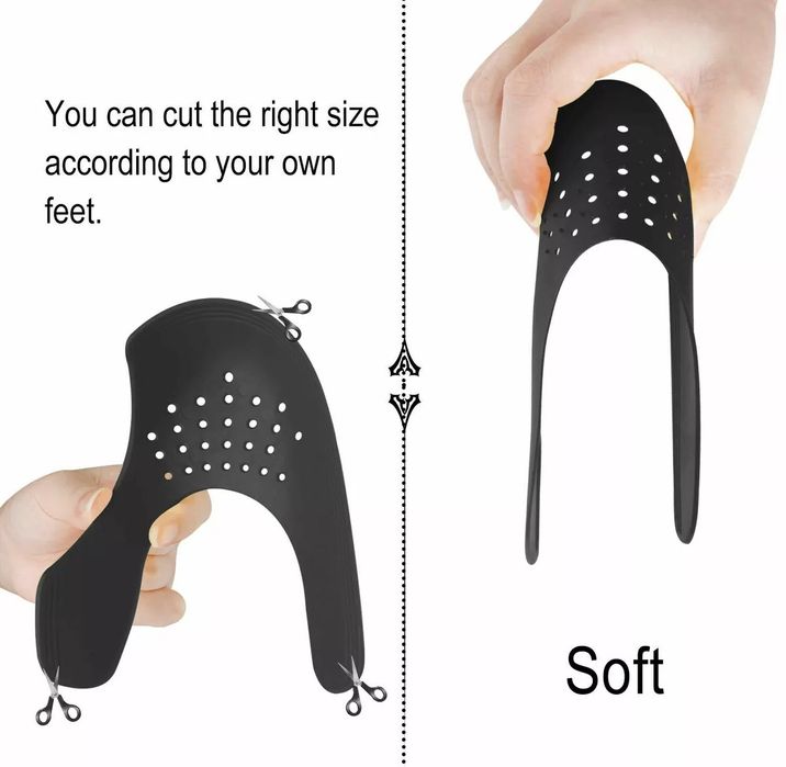 Протектори за маратонки Nike , за пръсти, черни