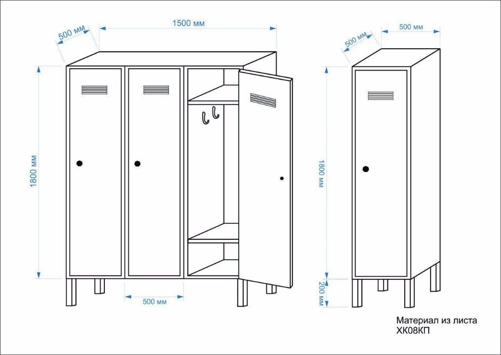 Шкаф металлический