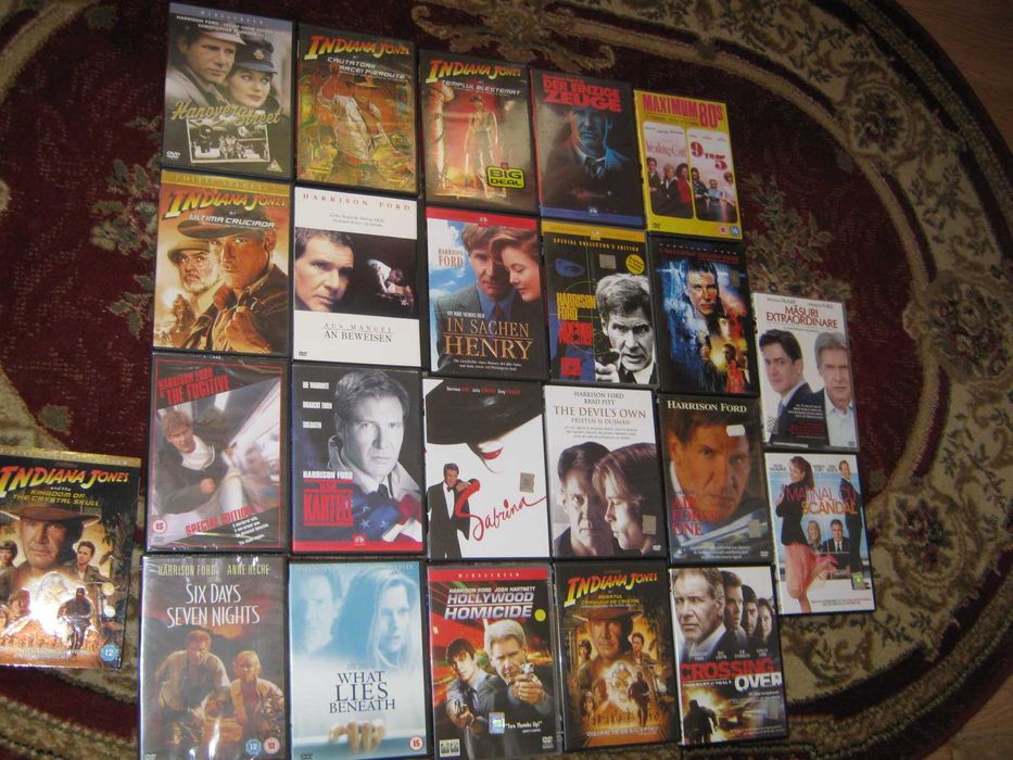 colectie harrison ford,jane fonda,sean connery,originale,unele sigilat