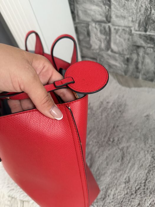 Дамска червена чанта Armani