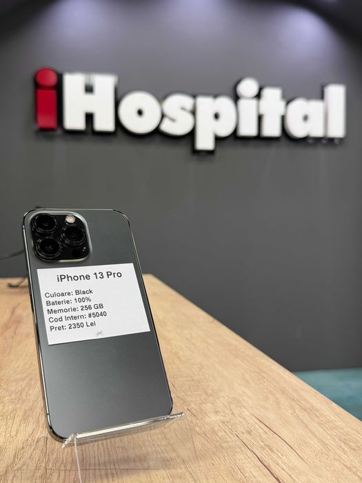iPhone 13 Pro Graphite Negru 256 GB 100% Baterie #5040