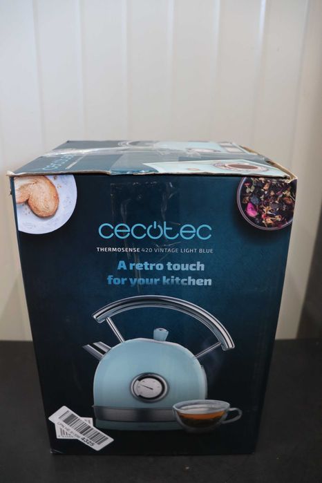 Електрическа кана Cecotec Thermosense 420 Vintage Light Blue
