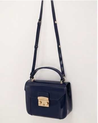 Furla Mini Handbag Dark Blue- Original, Like new