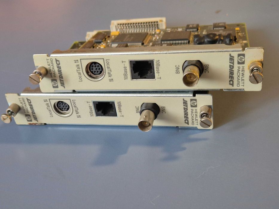 Raritate ! Placa de rețea HP JetDirect model J2552-60013. Doua bucati