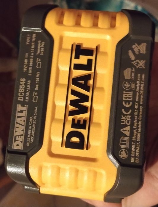 DeWalt 18/54v 6ah acumulator cu protectie r i