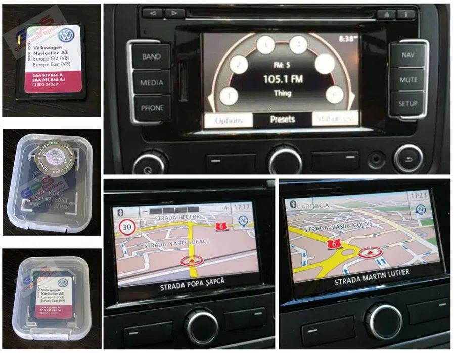 SD CARD HARTI Vw RNS 310 gps RNS310 Skoda AMUNDSEN Seat Harti navi GPS