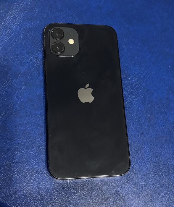 iPhone 12 Black 64GB - Impecabil, Baterie 84% - Cutie Originală + Husă