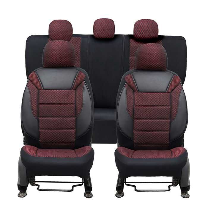 Тапицерия за седалки 1181 класико черно / бордо