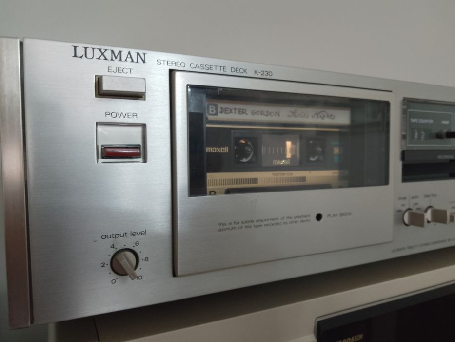 Deck Luxman K 230/Culoare gold. Frumusețe.