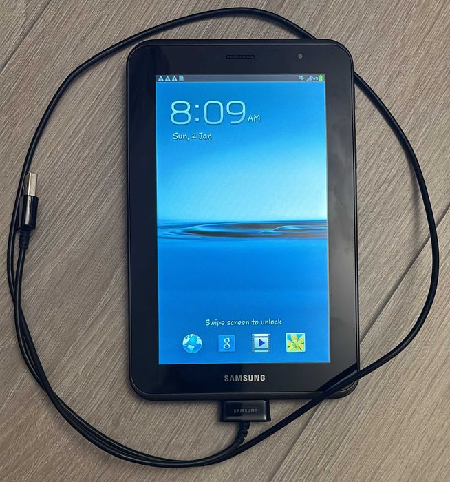 Tableta Samsung Galaxy Tab 2 7.0, functionala, cu cablu de incarcare