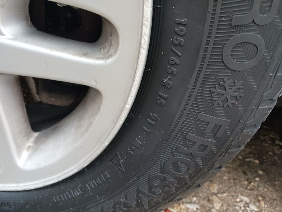 Джанти бмв със зимни гуми 5x120