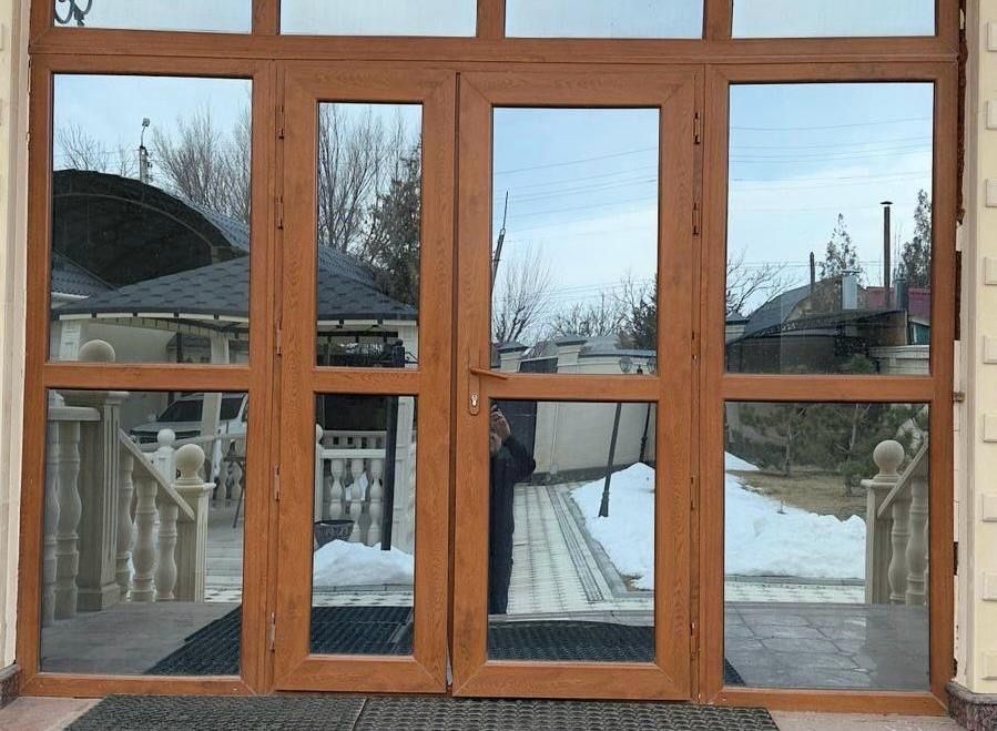 Пластиковое окно, витражи
