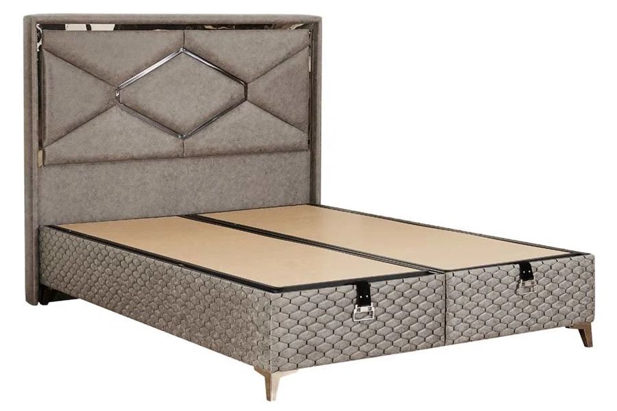 Тапицирано легло Immune Defense Прашно Сиво