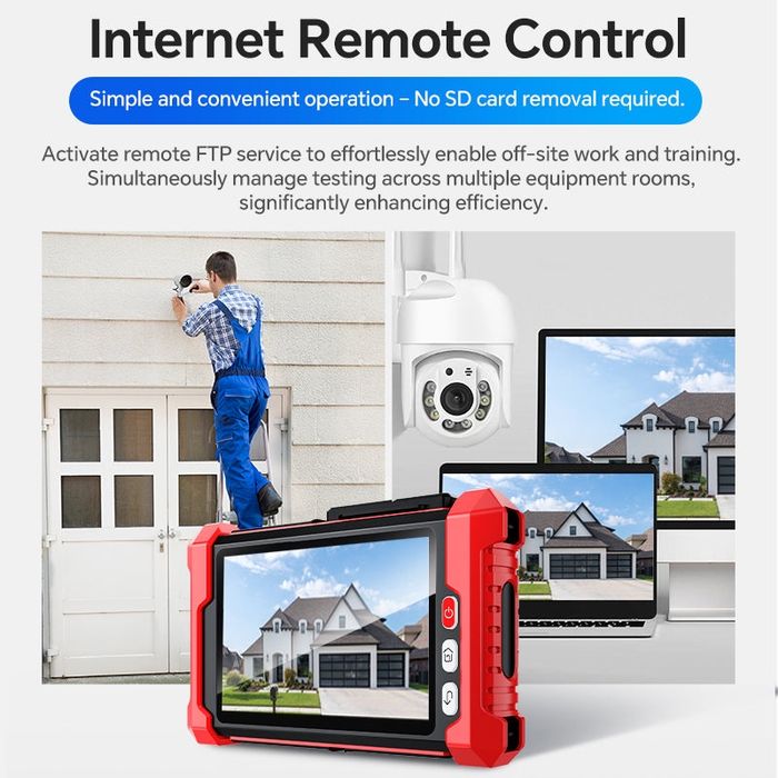 Многофункциональный тестер Noyafa NF-IPC728HSO CCTV – 8" Full-HD