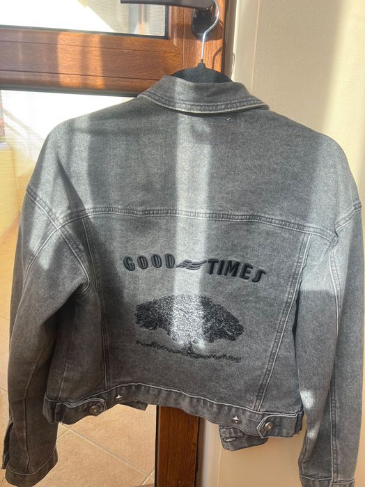 Есенно дънково сако