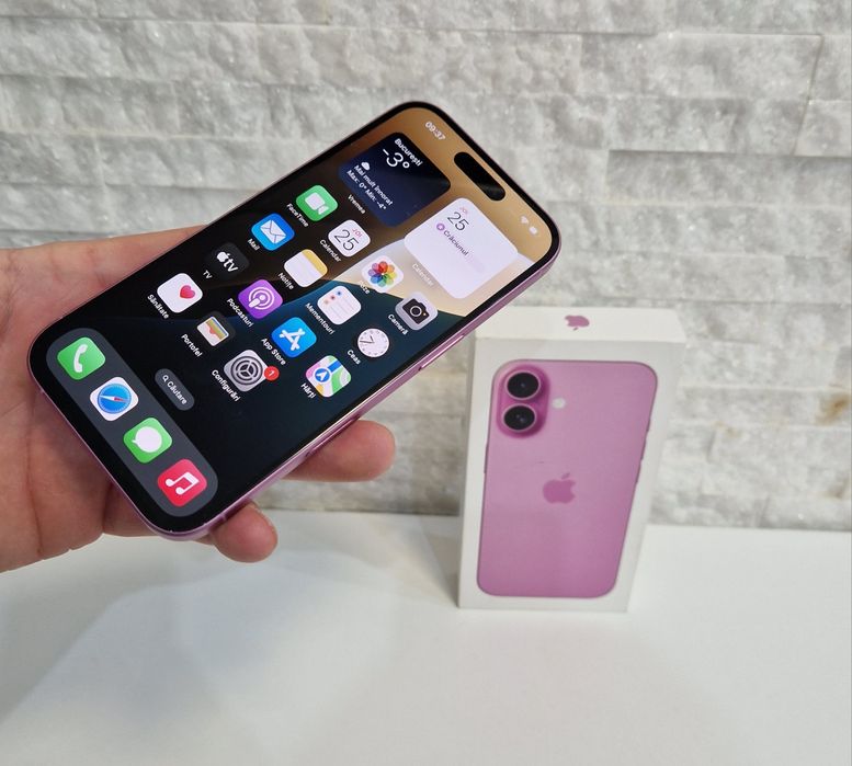 iPhone 16 128GB. ca NOU !! 100% Bateria