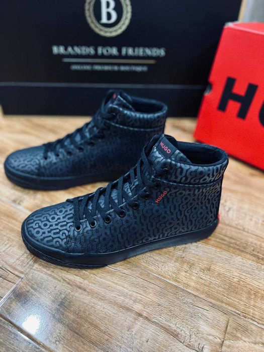 Hugo мужские высокие кроссовки РАЗМЕР 40