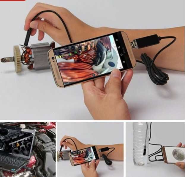 Ендоскоп камера за телефон за компютър, Android или IOS