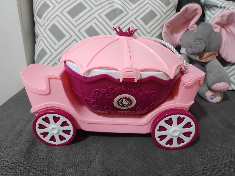 Детска гримьорна Тоалетка, Пластмаса, 36 x 22 x 19 см, Розова