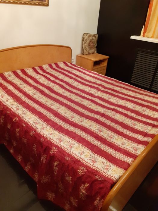 Комплект занавески и покрывало