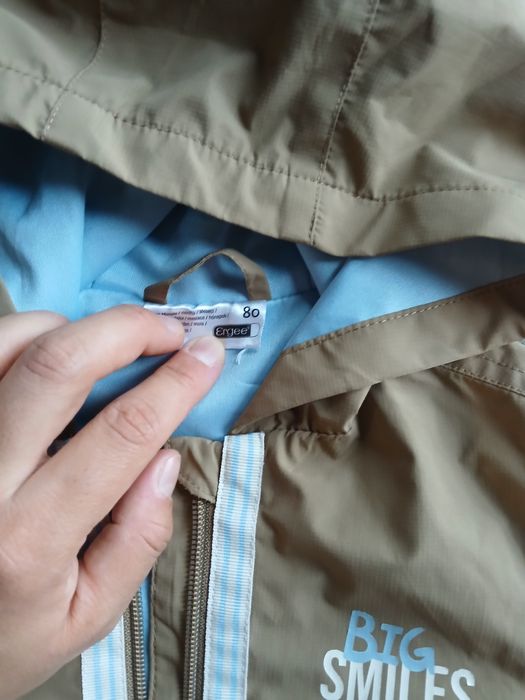 Лот от 7 връхни дрешки - ризи, якенца, елече 80