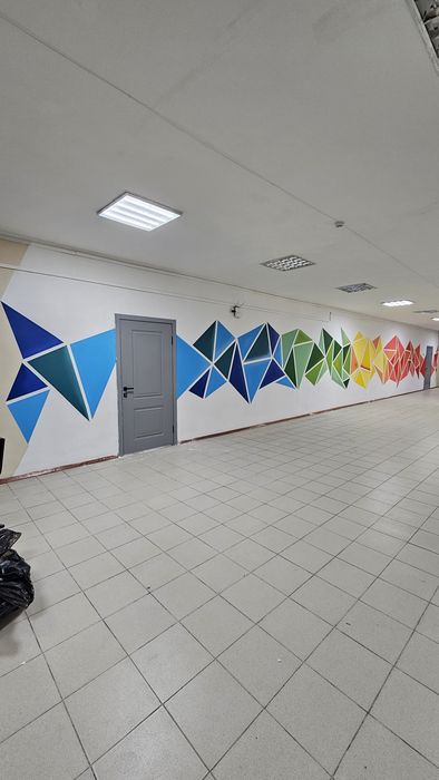 Роспись стен. Художник.