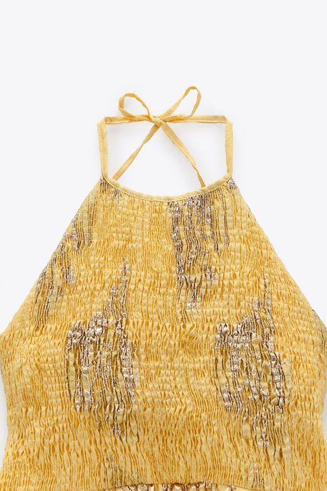 Rochie cu spate decupat Zara limited edition