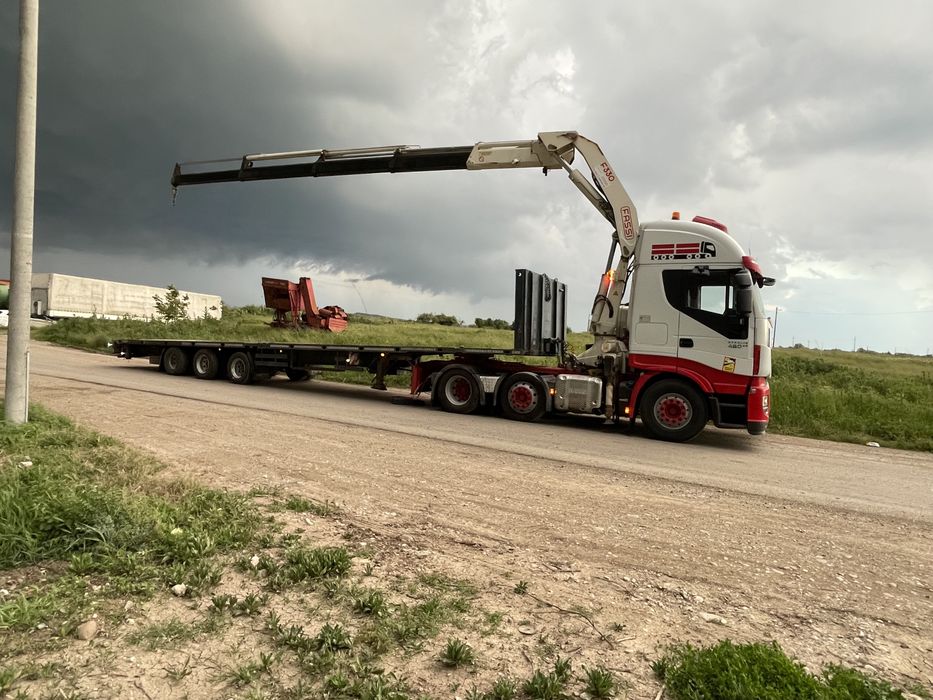 Servicii macara, transport 12 m ,containere si marfa generala