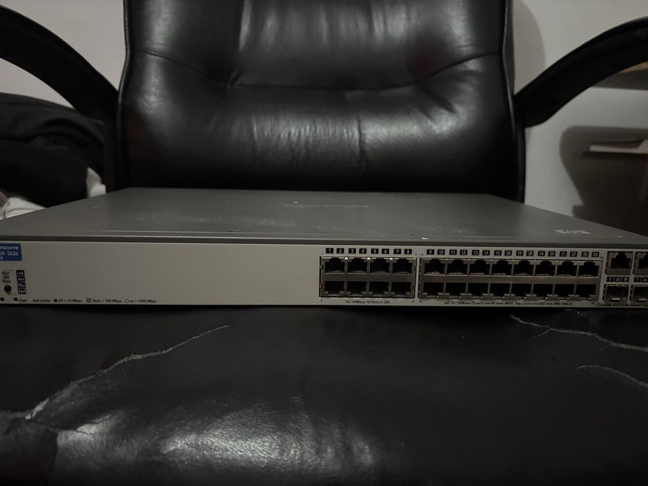 HP ProCurve 2626 Managed Switch – 24 Port + 2x Gigabit + 2x SFP