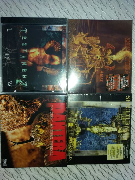 Оригинални дискове Dio,W.A.S.P.,Metallica,Twisted Sister,Sepultura