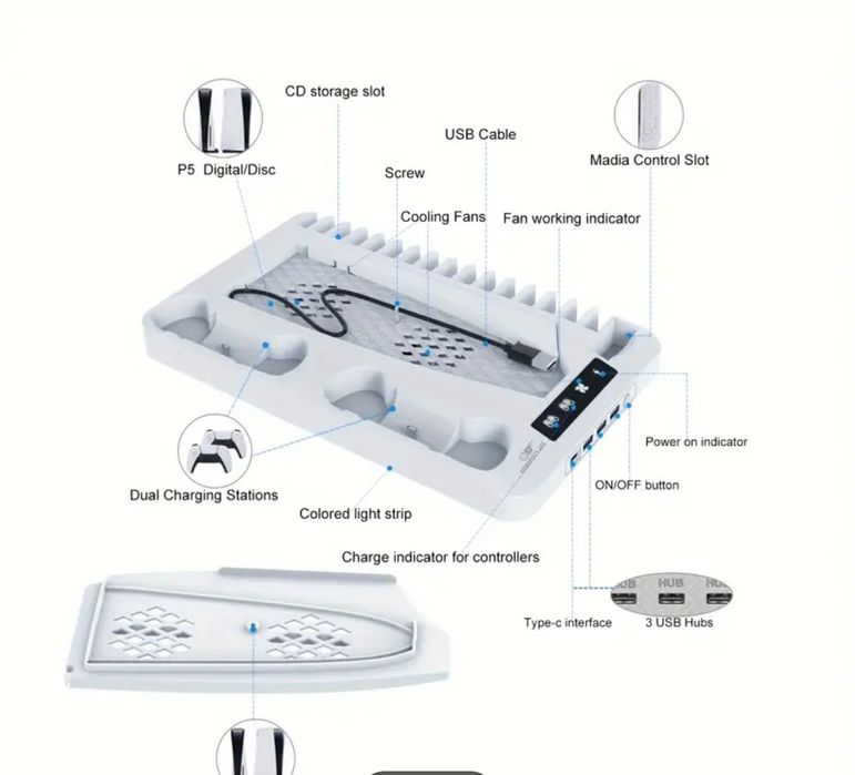 Охлаждаща стойка за ПС5