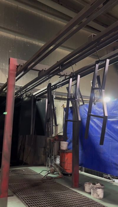 Пескоструй + окраска под ключ