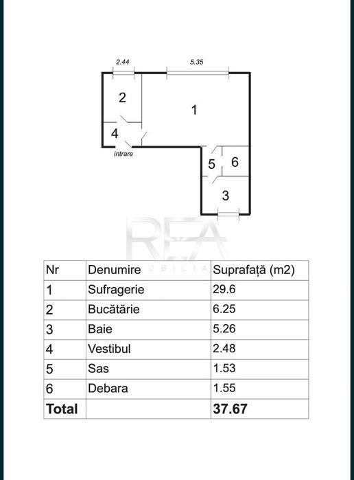 Garsoniera 38 mp Obregia – Metrou Piata Sudului | Renovata